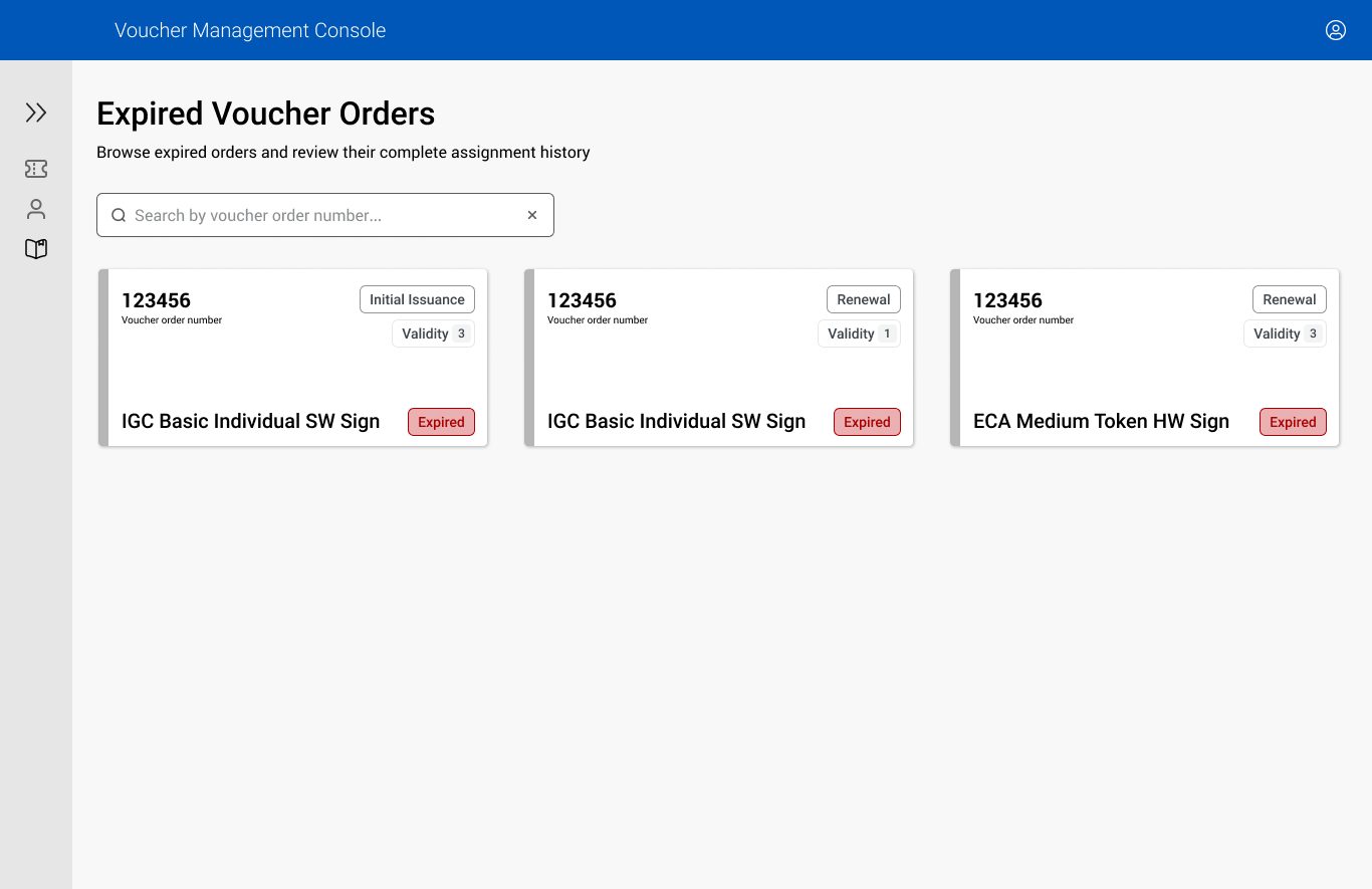 The archive keeps expired orders searchable and out of the live list.